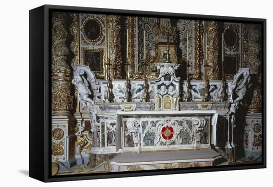 Baroque Altar of Cathedral of Santa Maria Assunta, Lecce, Apulia, Italy-null-Framed Stretched Canvas