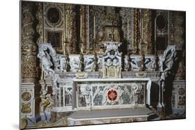 Baroque Altar of Cathedral of Santa Maria Assunta, Lecce, Apulia, Italy-null-Mounted Giclee Print