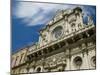 Baroque Architecture, 17th Century Santa Croce Church, Lecce, Puglia, Italy-Walter Bibikow-Mounted Premium Photographic Print