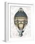 Baroque Balloon Blue and Cream-Fab Funky-Framed Art Print