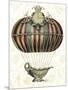 Baroque Balloon with Clock-Fab Funky-Mounted Art Print