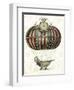 Baroque Balloon with Clock-Fab Funky-Framed Art Print