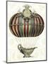 Baroque Balloon with Clock-Fab Funky-Mounted Art Print