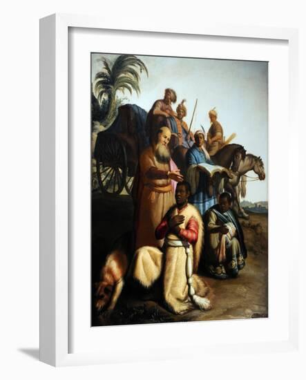 Baroque. Baptism of the Eunuch, 1626-Rembrandt van Rijn-Framed Giclee Print