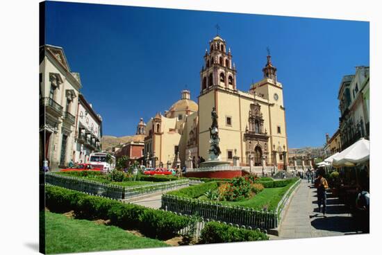 Baroque Basilica of Nuestra Senora De Guanajuato-Danny Lehman-Stretched Canvas