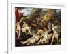 Baroque : Diane Et Acteon - Diana and Actaeon Par Heintz, Joseph, the Elder (1564-1609), Ca 1595. O-Joseph Heintz-Framed Giclee Print