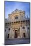 Baroque facade of Basilica di Santa Croce, Lecce, Puglia, Italy, Europe-Karen Deakin-Mounted Photographic Print