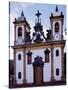Baroque Facade with 1766 Portal from Church of Carmine Di Sabara, Minas Gerais, Brazil-null-Stretched Canvas