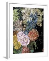 Baroque Floral II-Melissa Wang-Framed Art Print