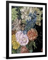 Baroque Floral II-Melissa Wang-Framed Art Print