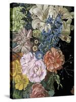 Baroque Floral II-Melissa Wang-Stretched Canvas