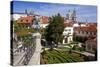 Baroque Garden of Vrtba Palace at Prague Lesser Town, Central Bohemia, Czech Republic-null-Stretched Canvas