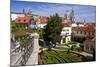 Baroque Garden of Vrtba Palace at Prague Lesser Town, Central Bohemia, Czech Republic-null-Mounted Art Print