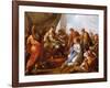 Baroque : La Continence (La Clemence) De Scipion (Publius Cornelius Scipio Africanus, Vers 235-183-Giovanni Antonio Pellegrini-Framed Giclee Print