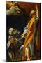 Baroque : La Vierge Marie Apparait a Saint Jacques Et Saint Antoine Abbe - Virgin Mary Appears to S-Giovanni Lanfranco-Mounted Giclee Print