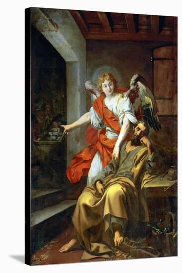 Baroque : Le Songe De Joseph - the Dream of St. Joseph Par Crespi, Daniele (1598-1630), C. 1620-163-Daniele Crespi-Stretched Canvas