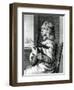 Baroque Lute Player-Wenceslaus Hollar-Framed Giclee Print