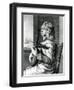 Baroque Lute Player-Wenceslaus Hollar-Framed Giclee Print