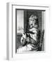 Baroque Lute Player-Wenceslaus Hollar-Framed Giclee Print