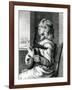 Baroque Lute Player-Wenceslaus Hollar-Framed Giclee Print