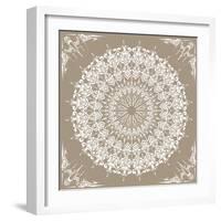 Baroque Mandala-null-Framed Premium Giclee Print