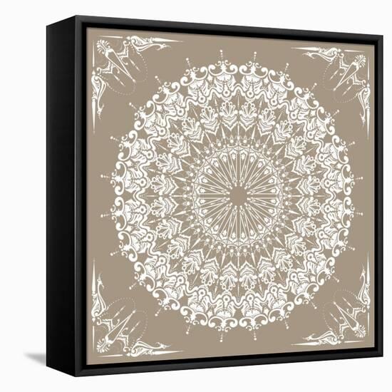 Baroque Mandala-null-Framed Stretched Canvas