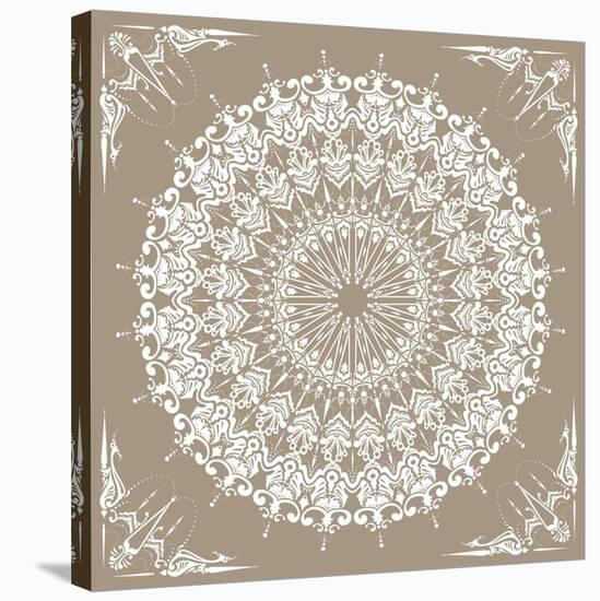 Baroque Mandala-null-Stretched Canvas