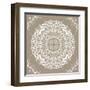 Baroque Mandala-null-Framed Art Print