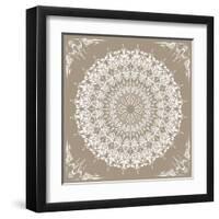 Baroque Mandala-null-Framed Art Print