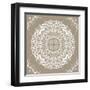 Baroque Mandala-null-Framed Art Print