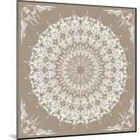 Baroque Mandala-null-Mounted Art Print