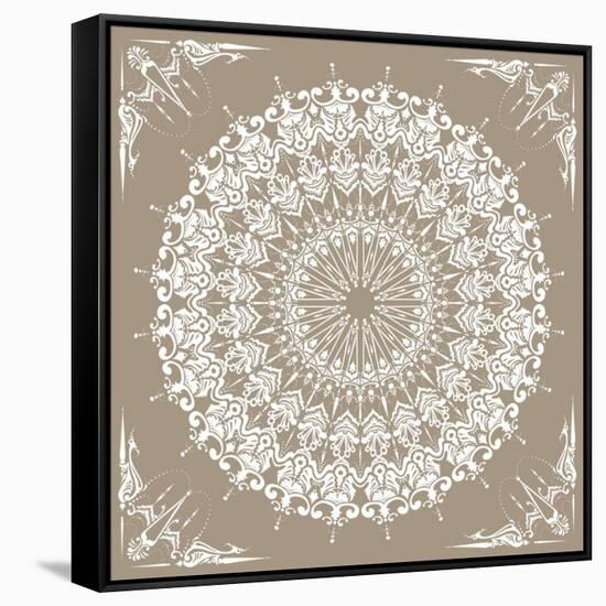 Baroque Mandala-null-Framed Stretched Canvas