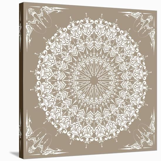 Baroque Mandala-null-Stretched Canvas