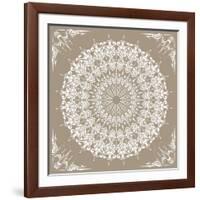 Baroque Mandala-null-Framed Art Print