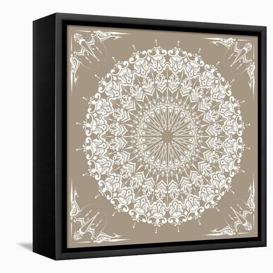 Baroque Mandala-null-Framed Stretched Canvas