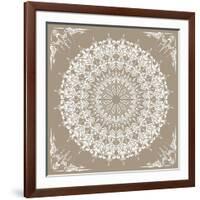 Baroque Mandala-null-Framed Art Print