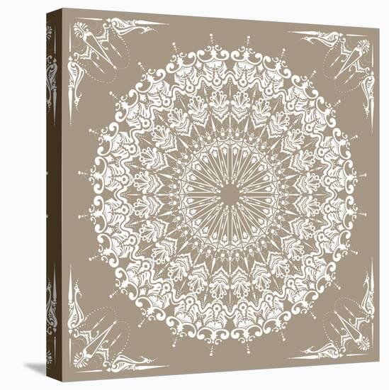 Baroque Mandala-null-Stretched Canvas