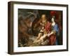 Baroque : Minerve Et Saturne Protegeant Les Arts Et Les Sciences De L'envie Et La Faussete - Minerv-Joachim Von Sandrart-Framed Giclee Print