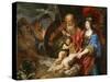 Baroque : Minerve Et Saturne Protegeant Les Arts Et Les Sciences De L'envie Et La Faussete - Minerv-Joachim Von Sandrart-Stretched Canvas