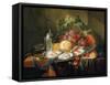 Baroque : Nature Morte De Petit Dejeuner - Breakfast Still Life Par Heem, Jan Davidsz. De (1606-168-Jan Davidsz de Heem-Framed Stretched Canvas