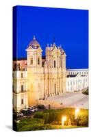 Baroque Noto Cathedral (St. Nicholas Cathedral) at Night-Matthew Williams-Ellis-Stretched Canvas