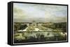 Baroque Nymphenburg Palace By Bernardo Bellotto 1760-Vintage Lavoie-Framed Stretched Canvas