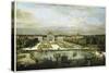 Baroque Nymphenburg Palace By Bernardo Bellotto 1760-Vintage Lavoie-Stretched Canvas