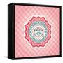 Baroque Ornaments and Floral Details, Hipster Card.-Roverto-Framed Stretched Canvas