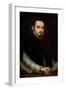 Baroque : Portrait of Archbishop Ambrosio Ignacio Spinola Y Guzman (1632-1684) Par Nunez De Villavi-Pedro Nunez de Villavicenzio-Framed Giclee Print