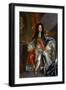 Baroque : Portrait of Charles II of England (1630-1685), in the Robes of the Order of the Garter Pa-Godfrey Kneller-Framed Giclee Print