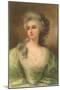 Baroque Portrait of Lady-null-Mounted Art Print