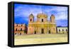 Baroque St. Nicholas Cathedral (Noto Cathedral)-Matthew Williams-Ellis-Framed Stretched Canvas