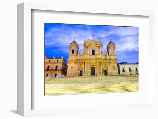 Baroque St. Nicholas Cathedral (Noto Cathedral)-Matthew Williams-Ellis-Framed Photographic Print