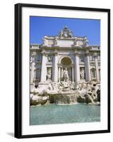 Baroque Style, Trevi Fountain (Fontana Di Trevi), Rome, Lazio, Italy, Europe-Gavin Hellier-Framed Photographic Print